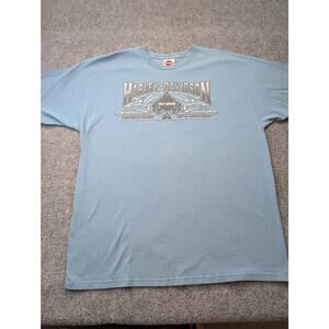 Harley‎ Davidson Folsom California Ace T-Shirt Adult XL Black Moto Biker Graphic